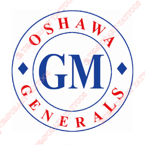 Oshawa Generals Customize Temporary Tattoos Stickers NO.7365